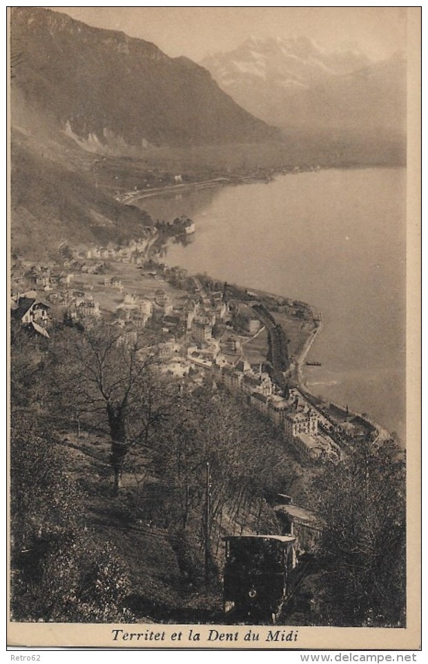 TERRITET - GLION &#8594; Chemn De Fer, Ca.1910 - Autres & Non Classés