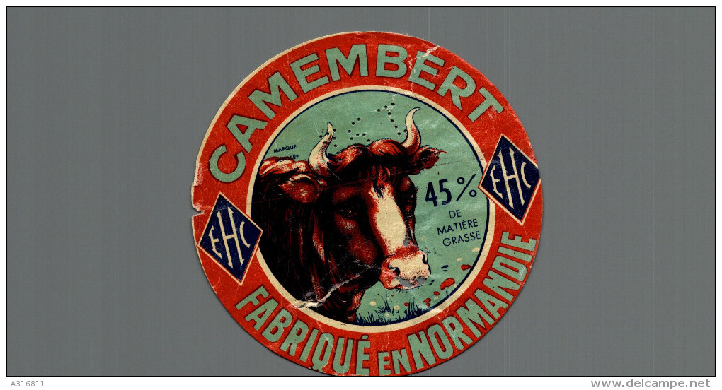 Etiquette De Fromage Camembert EHC - Formaggio