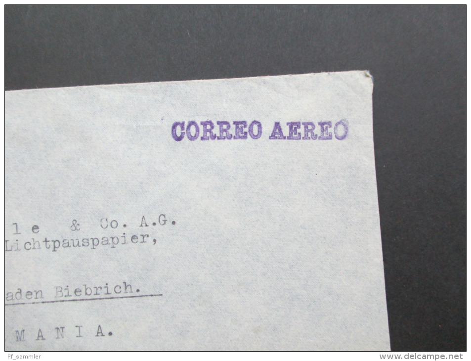 Bolivien 1938 Luftpostbrief / Correo Aero. Flugpostmarken Nr. 283 / 289 Und 290 Mischfrankatur - Bolivia