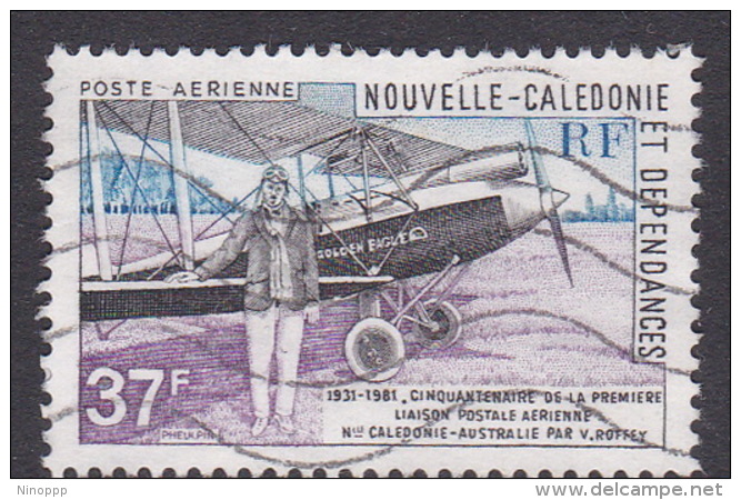 New Caledonia SG 667 1981 50th Anniversary Of First New Caledonia Australia Flight, Used - Oblitérés