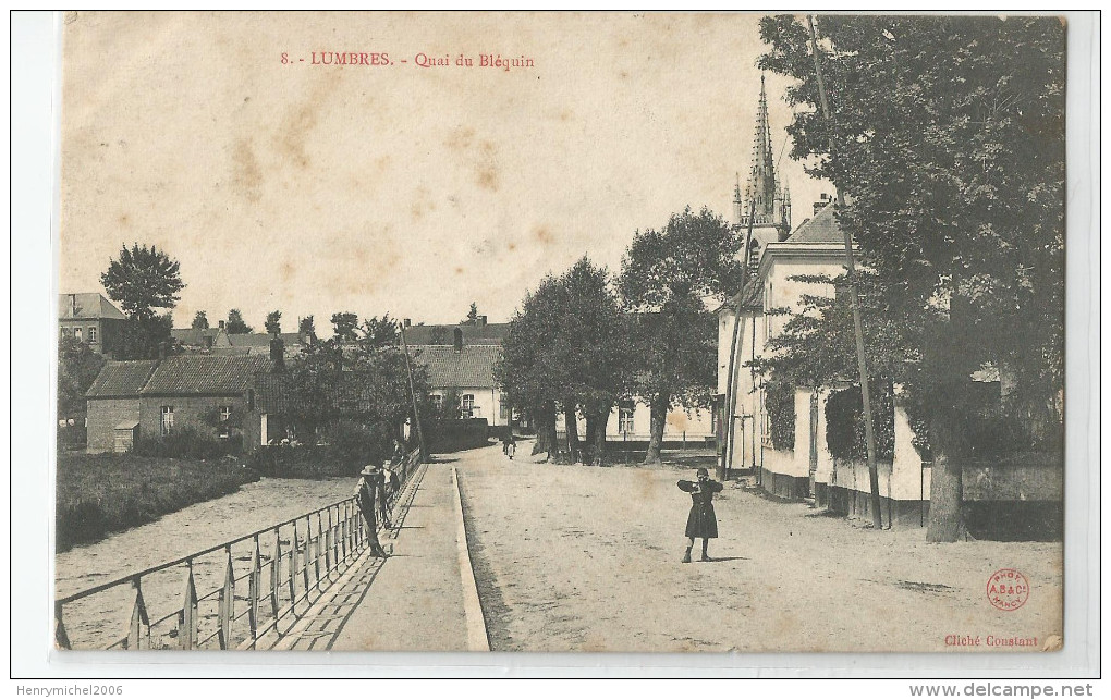 Pas De Calais - 62 - Lumbres Quai Du Bléguin 1905 - Lumbres