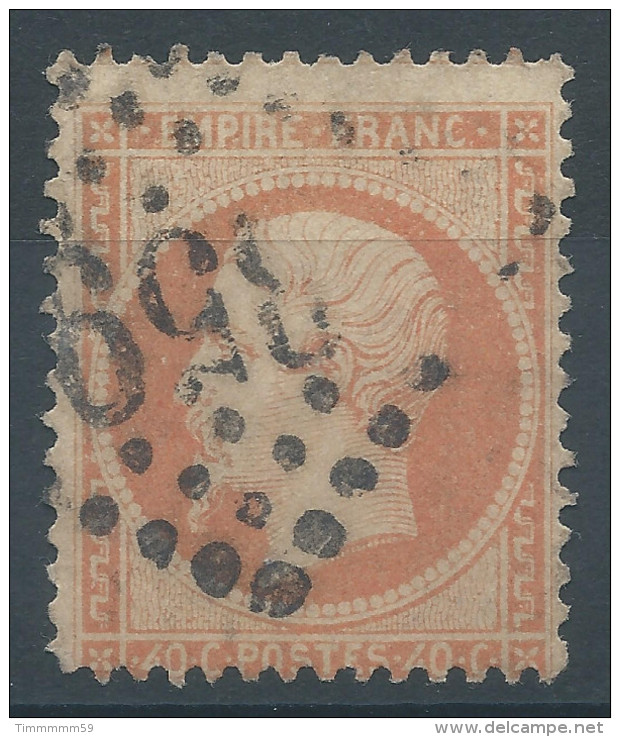 Lot N°30894  Variété/n°23, Oblit GC 359 BAYONNE (64), Filet OUEST,  Piquage - 1862 Napoleon III