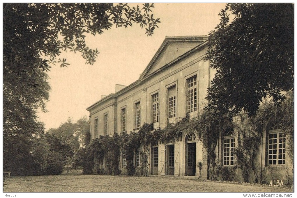 18277. Postal Chateau De LAMOTHE (villeneuve Sur Lot) Lot Et Garonne. La Terrasse - Villeneuve Sur Lot
