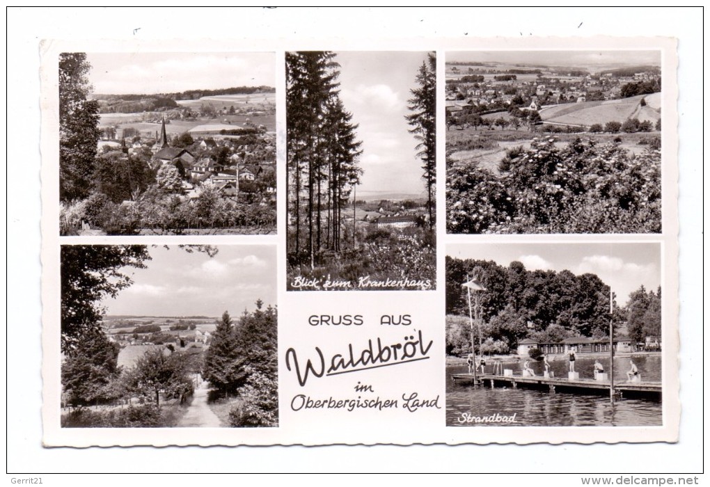 5220 WALDBRÖL, Mehrbild-AK, 1964 - Waldbröl
