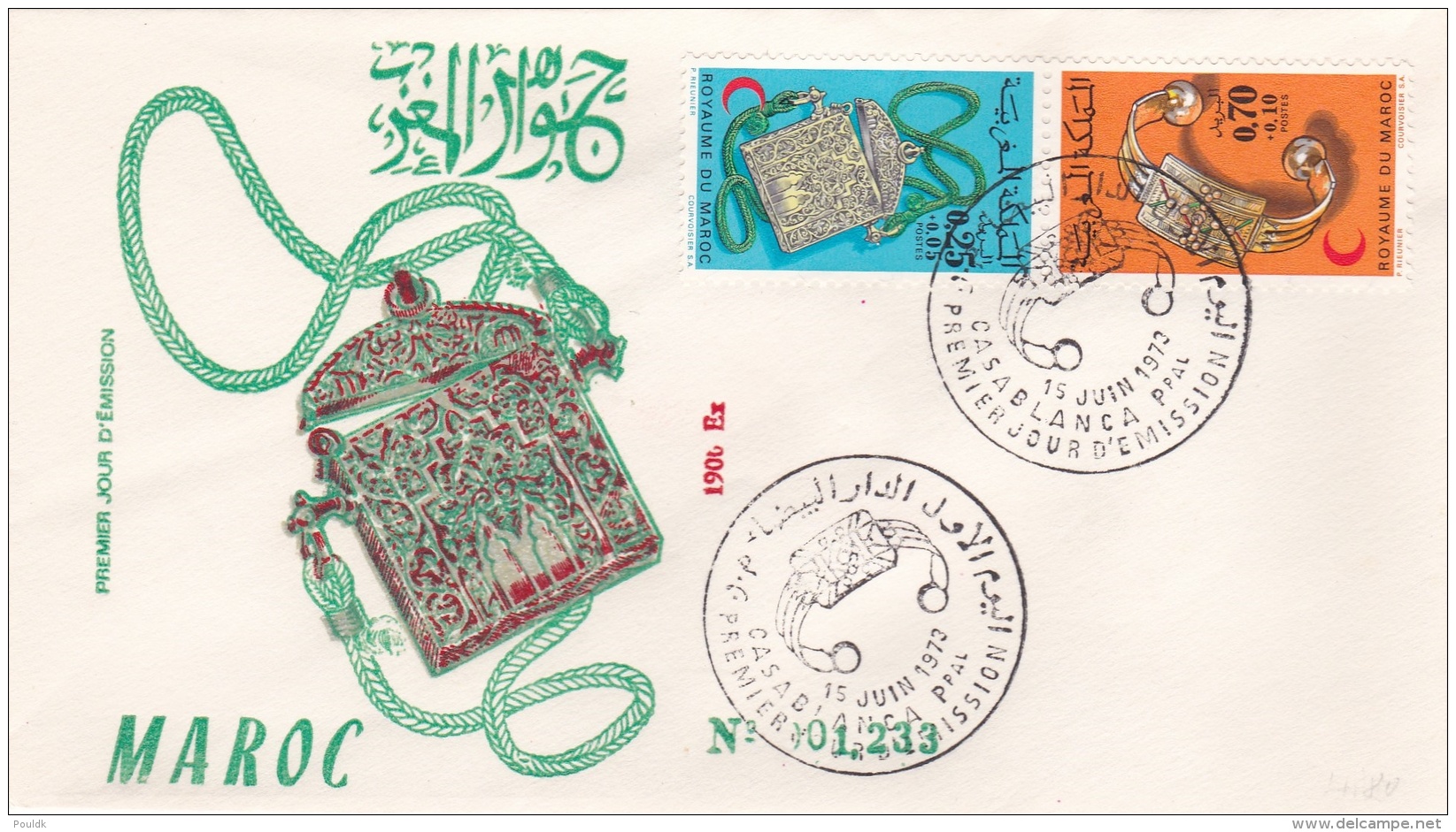 Morocco FDC 1973 Red Cross (SKO5-16) - Red Cross