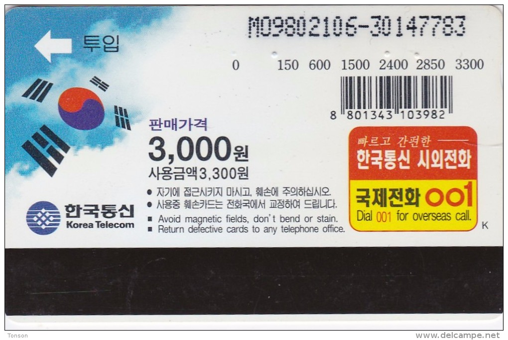 Korea, MO9802106, Congratulations!, 2 Scans. - Corée Du Sud