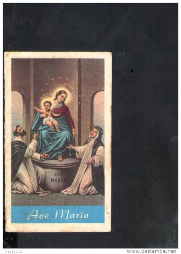 Q1703 SUPPLICA ALLA MADONNA DI POMPEI - PREGHIERA - SANTINO - FORMATO PICCOLO - RELIGIONE E CREDENZE - Santini