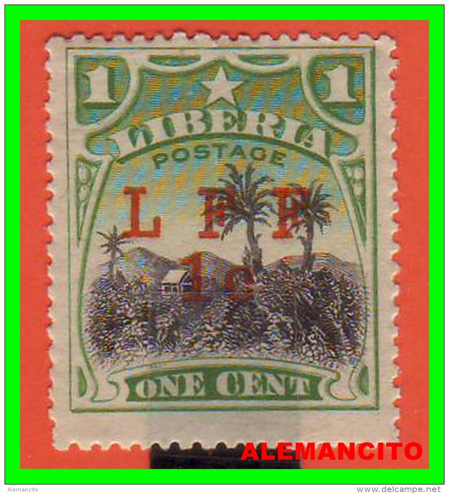 LIBERIA ( REPUBLICA )  SELLO AÑO 1909 - Liberia