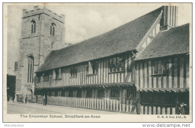 GB STRATFORD UPON AVON / The Grammar School / - Stratford Upon Avon