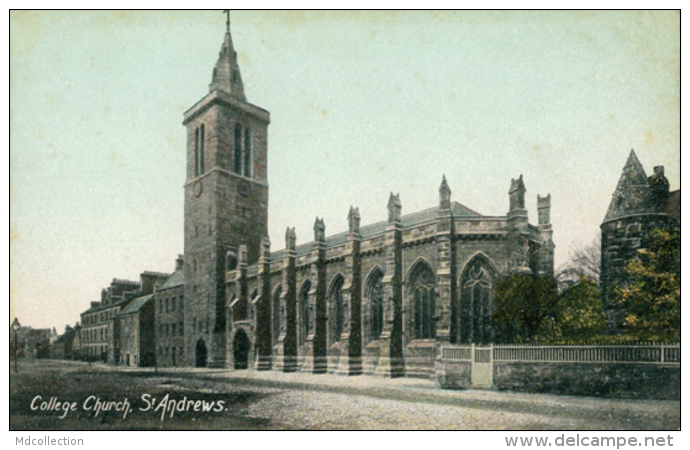 GB SAINT ANDREWS / College Church / COLORED CARD - Fife