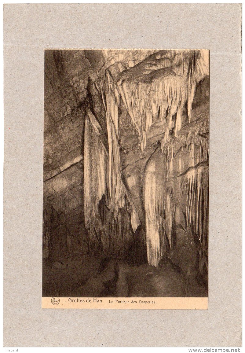 61662   Belgio,  Grottes De Han,  Le  Portique Des Draperies,  NV - Rochefort