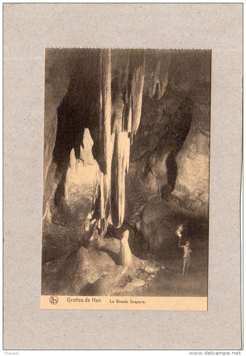 61663   Belgio,  Grottes De Han,  La  Grande Draperie,    NV - Rochefort