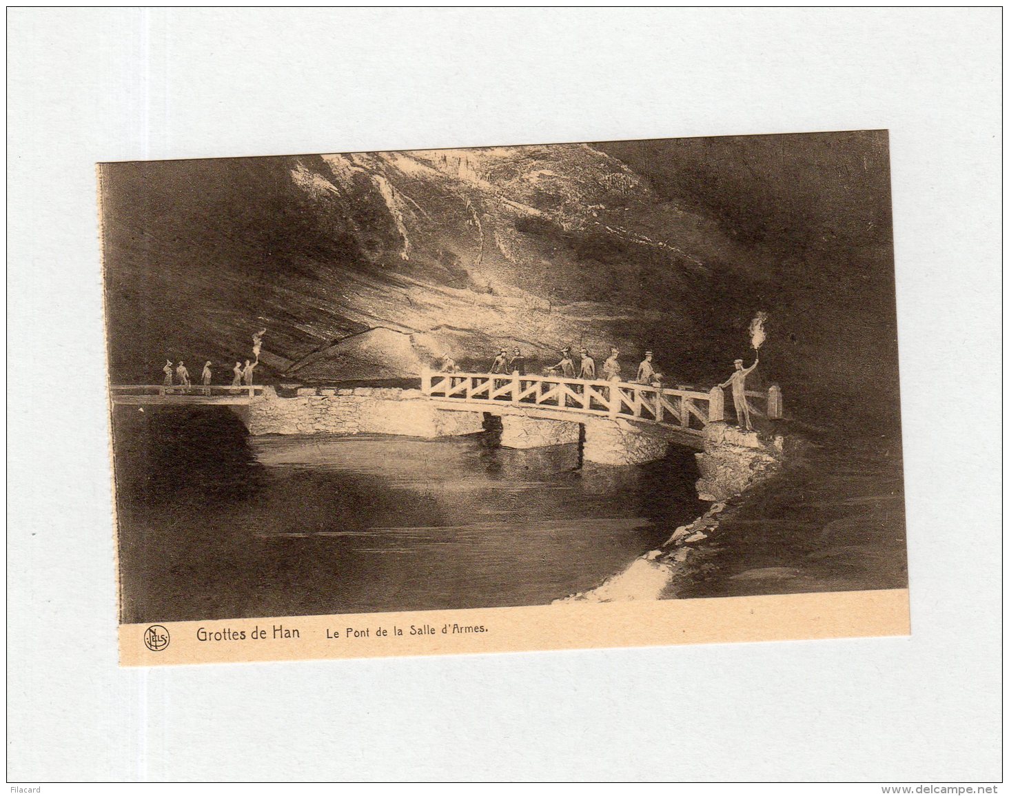 61665   Belgio,  Grottes De Han,  Le Pont De La Salle D"Armes,  NV - Rochefort