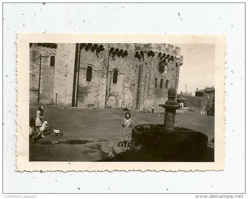 G-I-E , Photographie 9 X 7, 1947 , église De ROYAT - Places