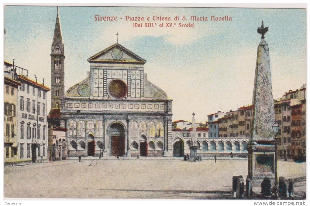 Italie,italia,FLORENCE,FIRENZE,toscana,toscane,piazza E Chiesa Di S Maria Novella,berceau De La Renaissance,unesco,rare - Firenze (Florence)