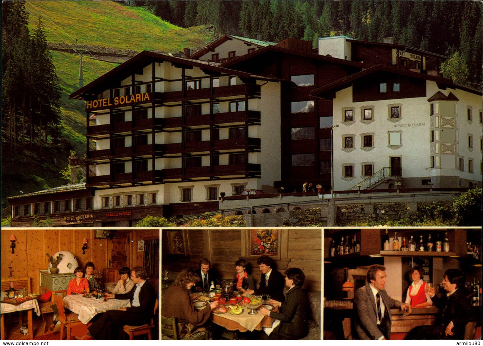 N°345 DID 3 CARTE GRAND FORMAT HOTEL SOLARIA BESITZER OSWALD KATHREIN ISCHGL MULTIVUES - Igls