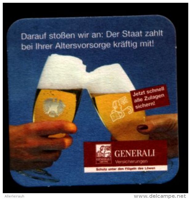 BIERDECKEL / BEER MAT / SOUS-BOCK : Generali Versicherungen - Sous-bocks