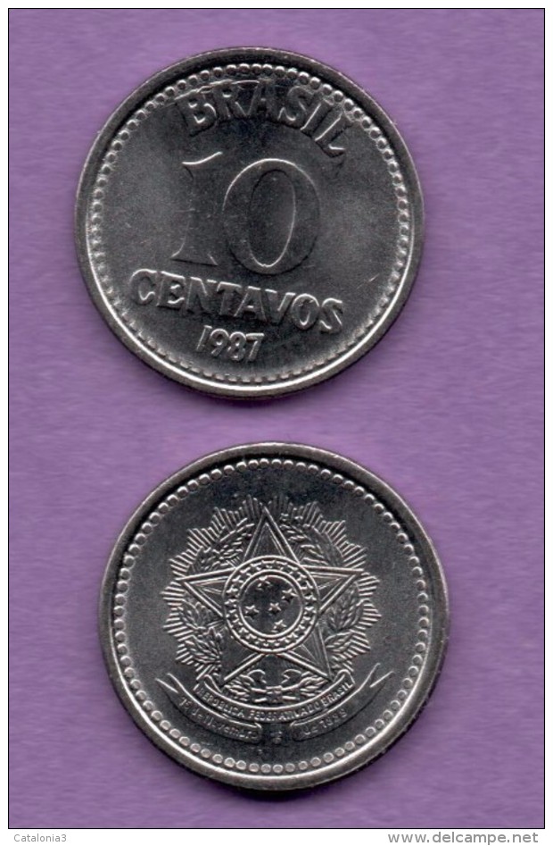 BRASIL - 10 Centavos 1987 SC - Brazil