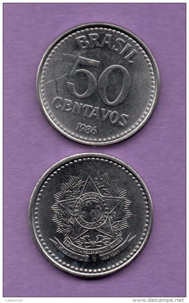 BRASIL - 50 Centavos 1988 SC - Brasil