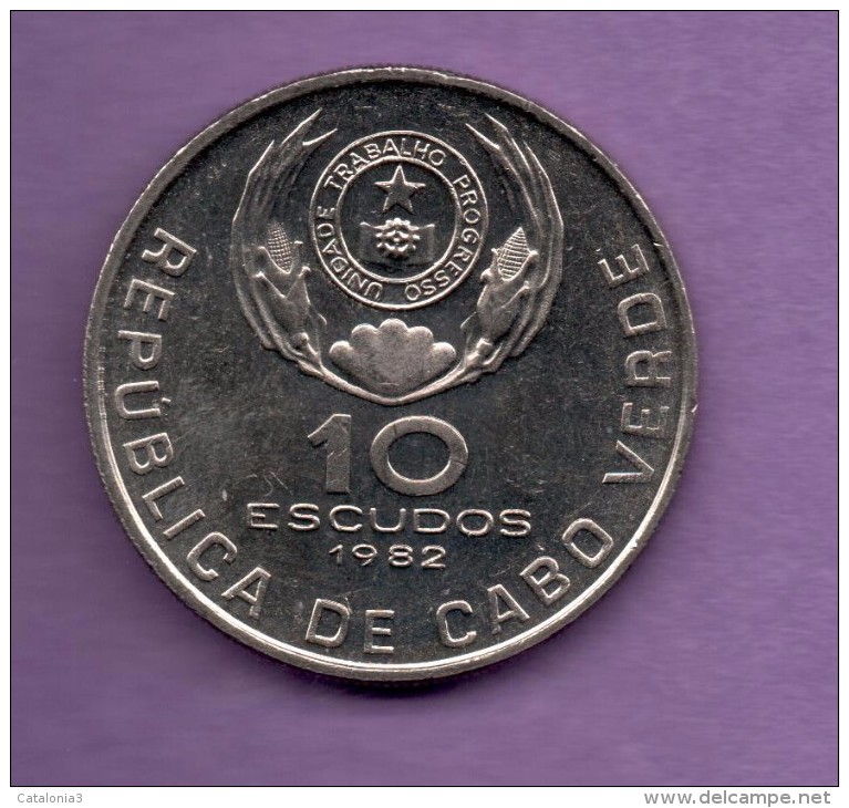 CABO VERDE - 10 Escudos 1982 SC  KM19 - Cap Vert