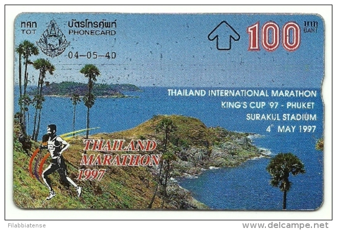 Tailandia - Tessea Telefonica Da 100 Baht T82 - Maratona, - Sport