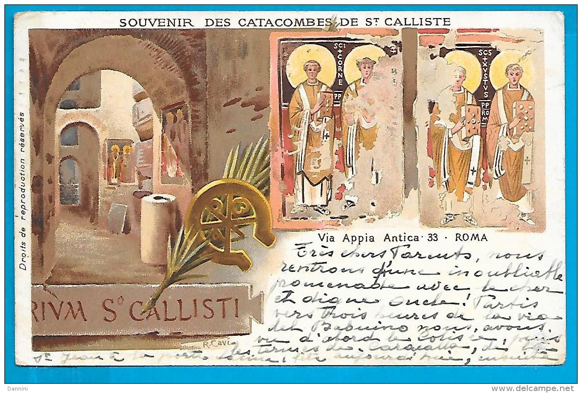 Roma - Souvenir Des Catacombes De St Calliste - Altri & Non Classificati