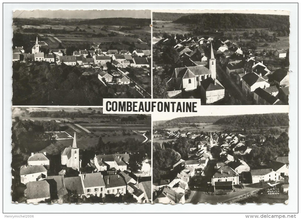 Haute Saone - 70 - Combeaufontaine Vue Panoramique L'église Le Carrefour 1961 - Other & Unclassified