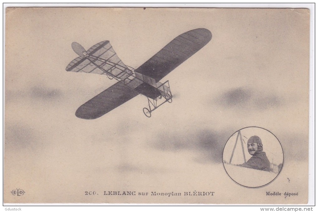 Aviation - Leblanc Sur Monoplan Blériot - Sonstige & Ohne Zuordnung