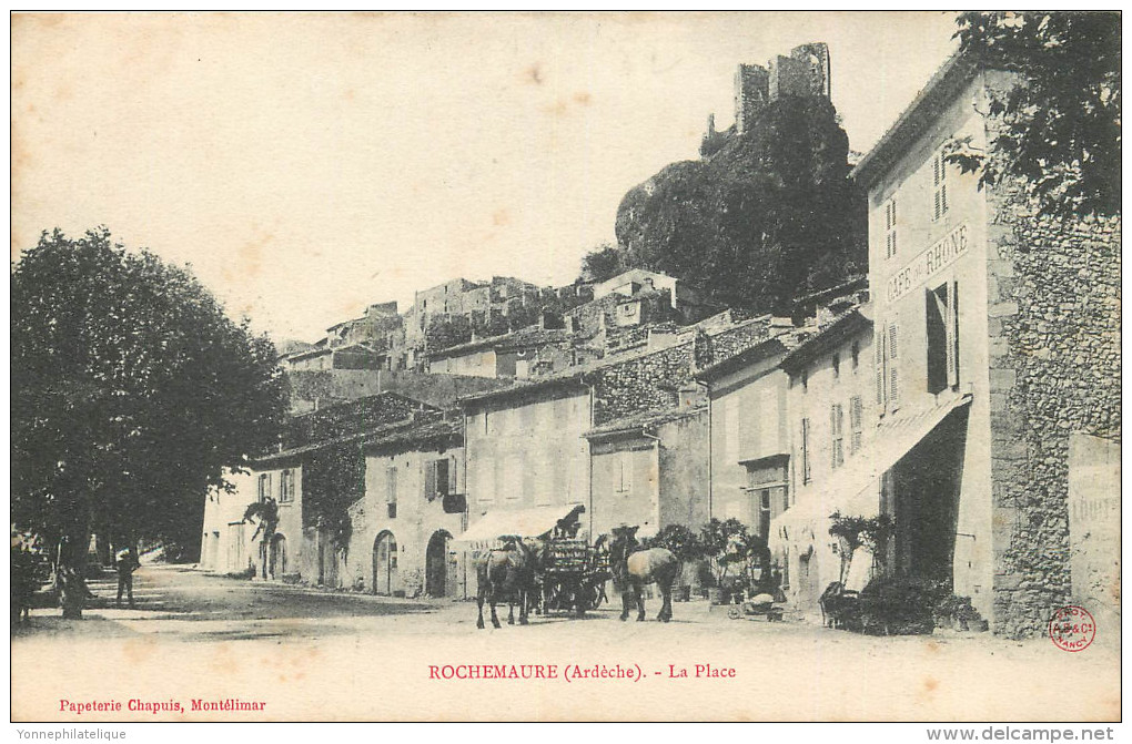 07 - ARDECHE - Rochemaure - La Place - Rochemaure