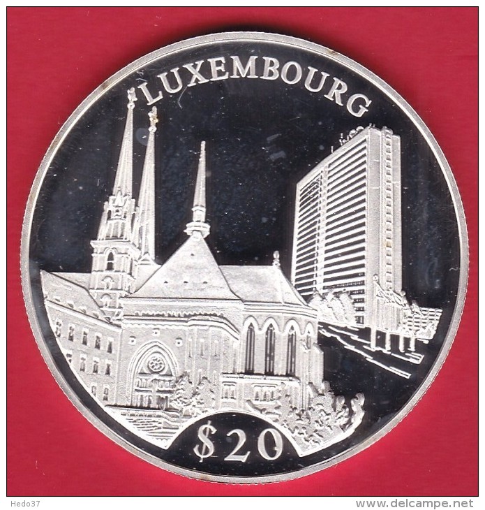 Libéria - 20 $ Argent - Luxembourg 2000 - FDC - Liberia