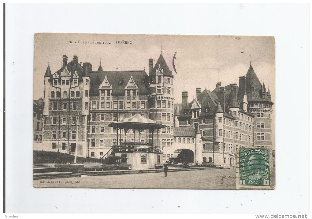 CHATEAU FRONTENAC 18 QUEBEC - Québec - Château Frontenac