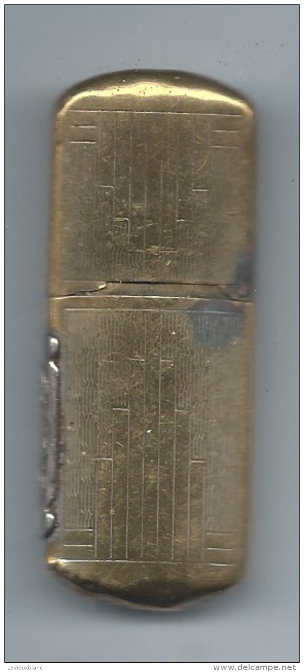 Briquet De Poche " Tempête"/Laiton /Ancien/Vers 1910-1930               OBJ129 - Autres & Non Classés