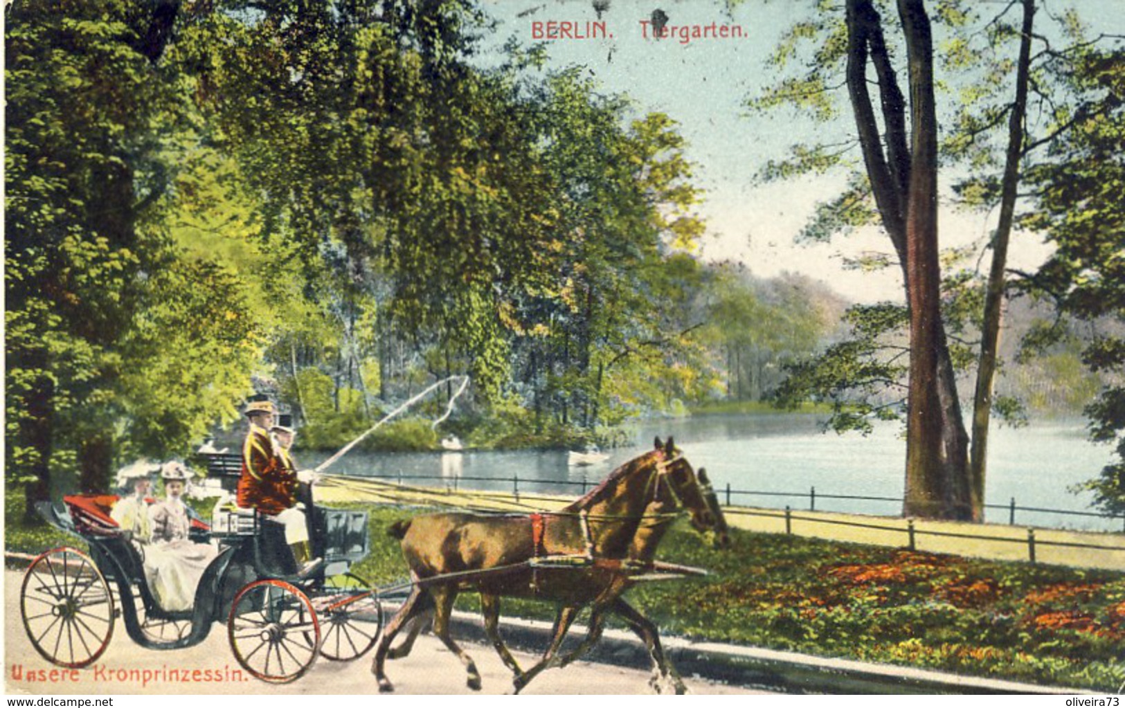 BERLIN, Tiergarten, 2 Scans - Tiergarten