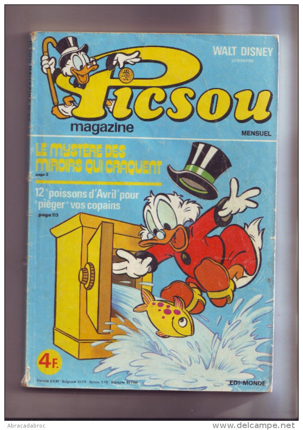 Picsou Magazine N° 62 - Année 1977 - Picsou Magazine