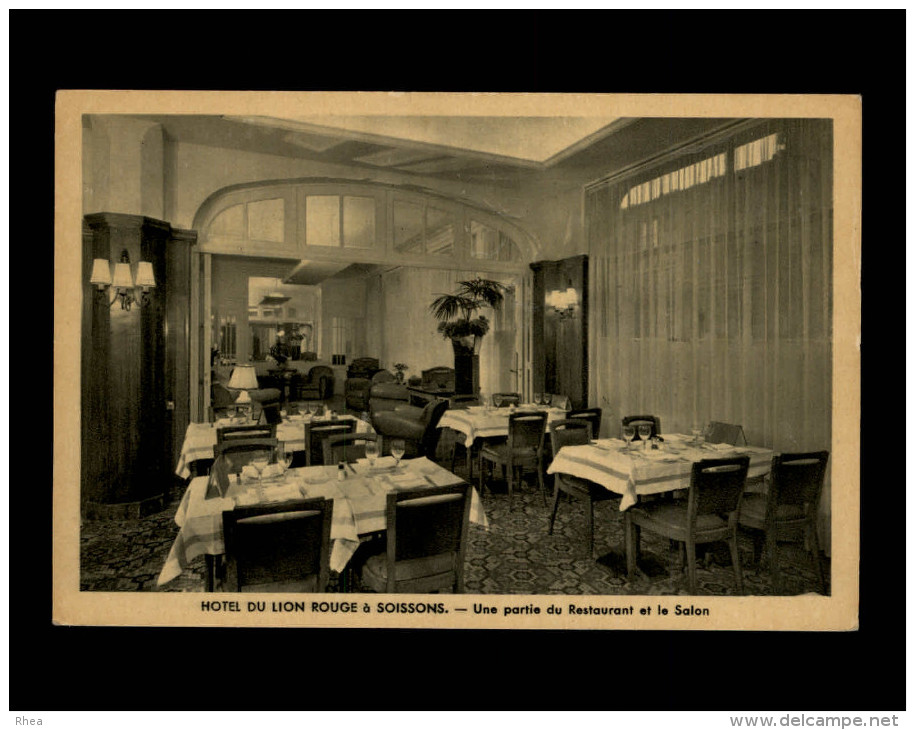 02 - SOISSONS - Intérieur Du Restaurant - Soissons