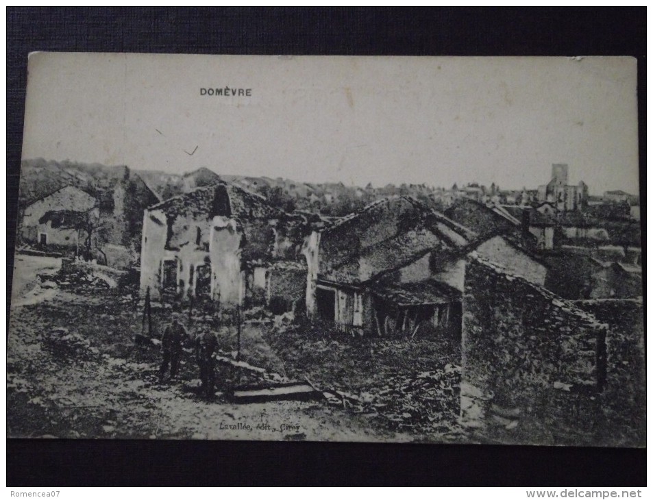 DOMEVRE-en-HAYE (Meurthe-et-Moselle) - Ruines Du Village - Animée - Non Voyagée - Domevre En Haye