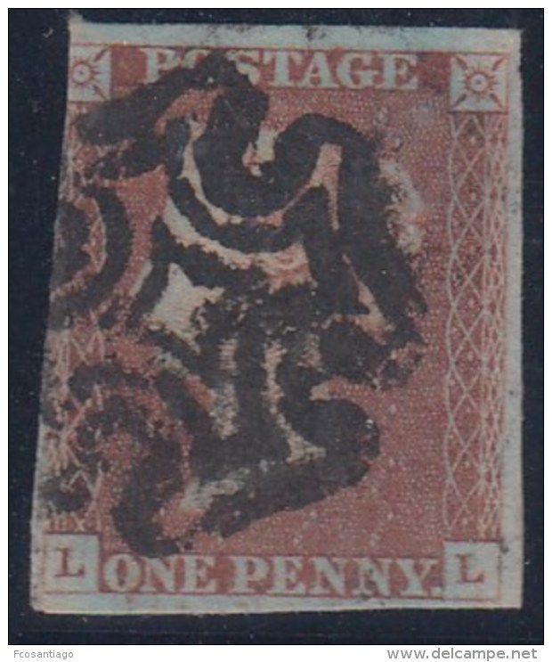 GRAN BRETAÑA 1841 - Yvert #3 - FU - Used Stamps