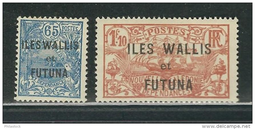 WALLIS & FUTUNA N° 41 & 42 * - Unused Stamps