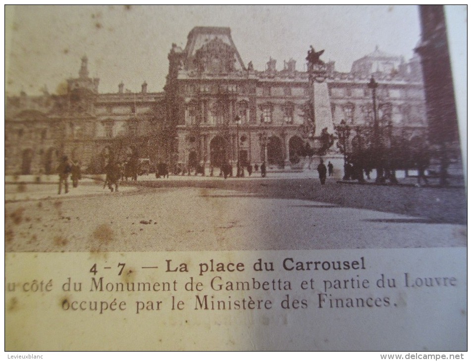 OMNIBUS / Ligne AG /Paris/ Nouveaux Itinéraires Illustrés/ Porte De Versailles -Louvre/Vers 1885-1895   TRA23 - Sonstige & Ohne Zuordnung