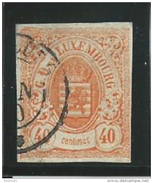 LUXEMBOURG: Obl., N°11, B/TB - 1859-1880 Wappen & Heraldik