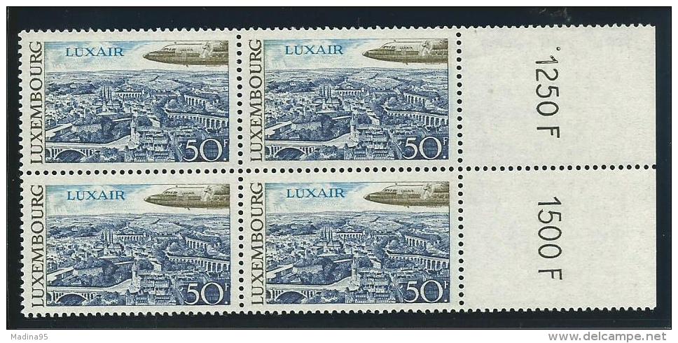 LUXEMBOURG: **, PA, N°21 X 4, TB - Unused Stamps