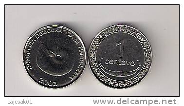 East Timor Timor-Leste 1 Centavo 2003. High Grade - Timor