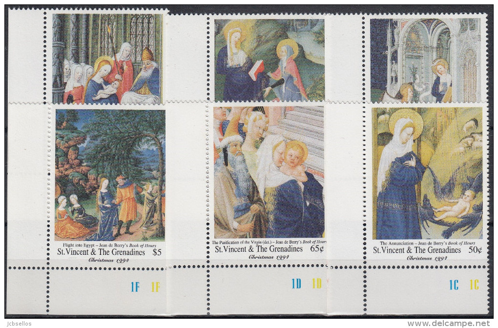 St.Vicens & The Grenadines Nº 2369/74 Navidad Nuevo - Navidad