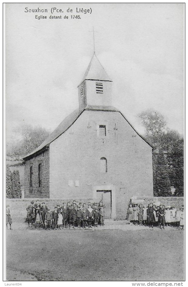 FLEMALLE. SOUXHON.  EGLISE DATANT DE1746.  BIEN ANIMEE. - Flémalle