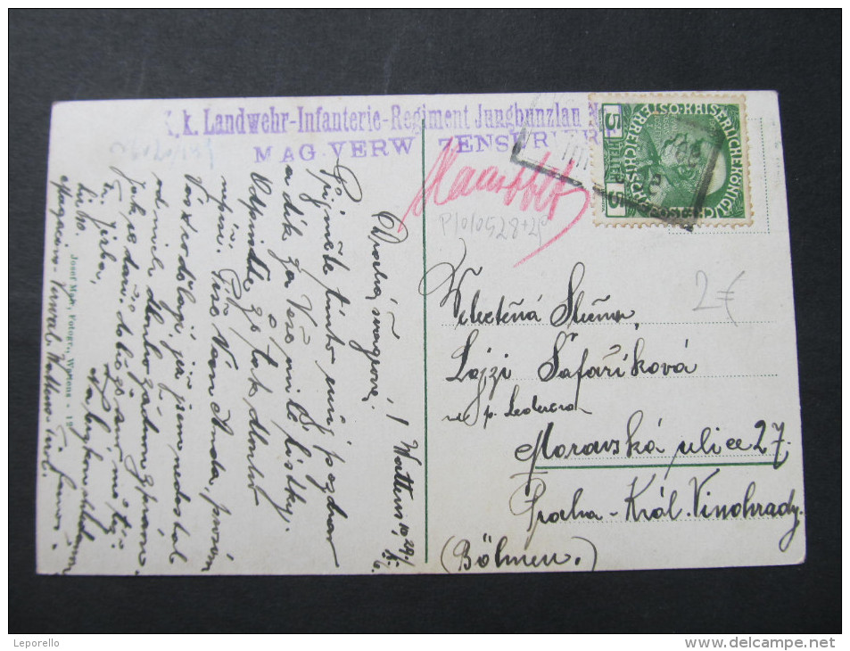 AK WATTENS Wasserfall Feldpost 1916 // D*20581 - Wattens