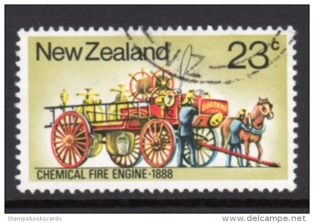 Chemical Fire Engine 1888 Stamp - Camiones