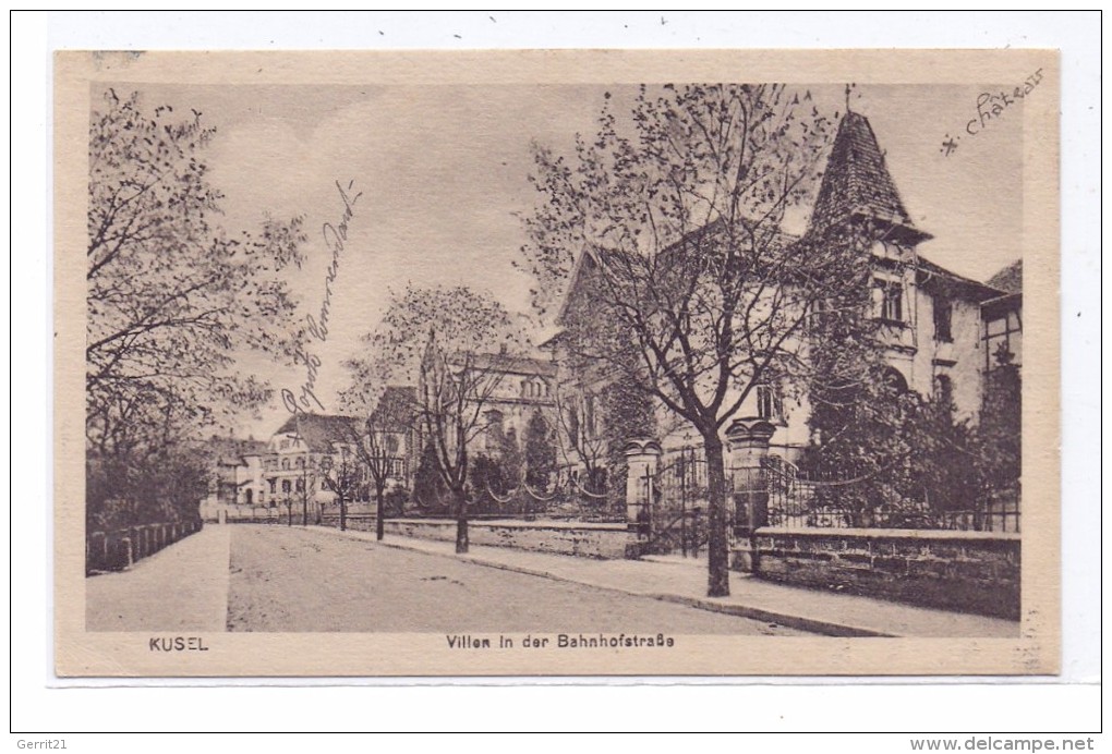 6798 KUSEL, Villen In Der Bahnhofstrasse, 1919 - Kusel