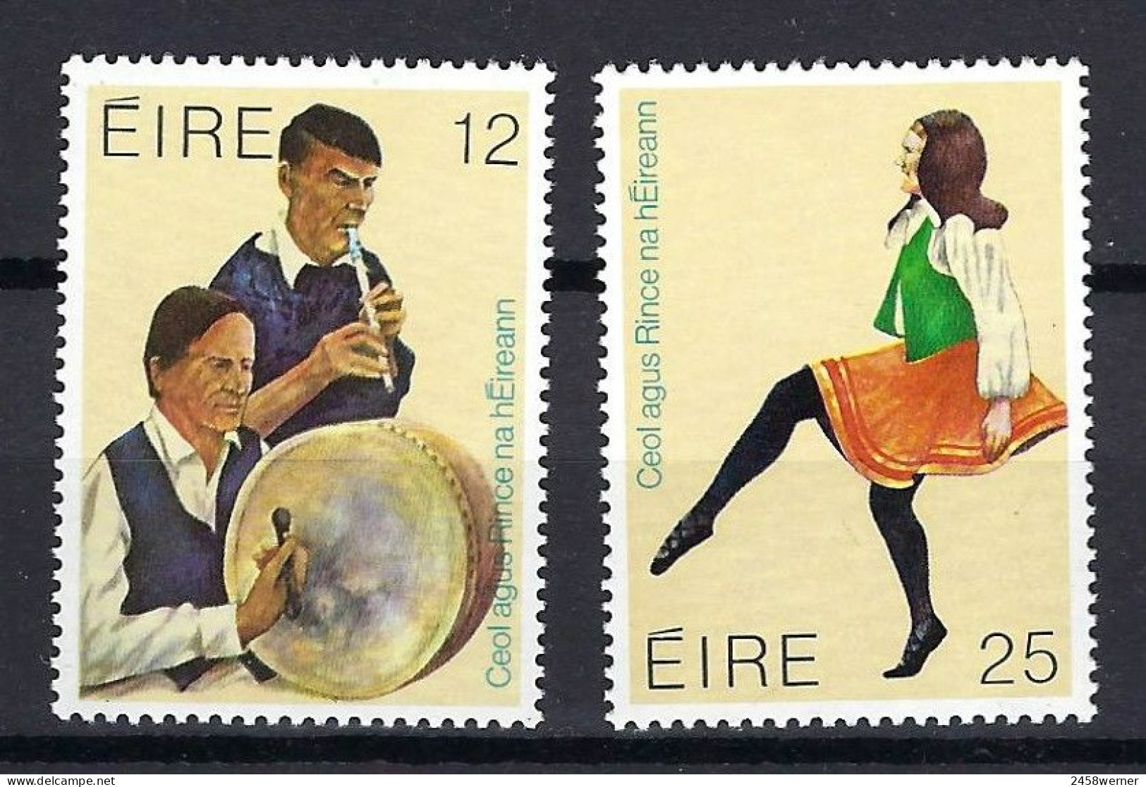 Irland 1980, Nr. 425 + 427, Irische Folklore Postfrisch (mnh)  Eire Ireland - Ungebraucht