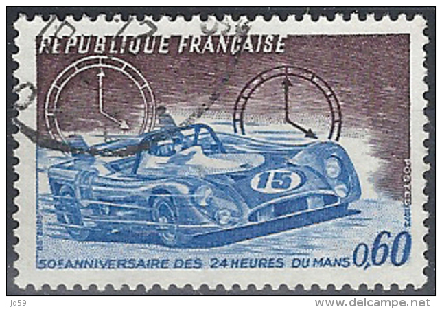 1973 - N° 1761 : 50e Anniversaire Des 24 Heures Du Mans - Gebraucht