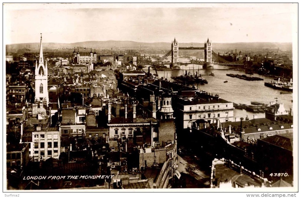 LONDON FROM THE MONUMENT RP 1950 Lo946 - Other & Unclassified